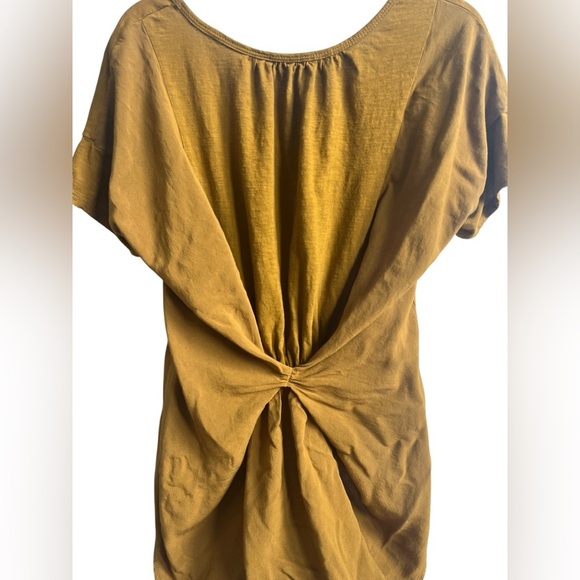 Amadi x Anthropologie Ladies Short Sleeve Mixed Media Blouse - Picture 4 of 5